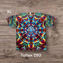 Load image into Gallery viewer, XL Tshirt, mandala tie dye
