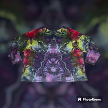 Load image into Gallery viewer, Ladies 3XL long sleeve Tshirt, mandala tie dye
