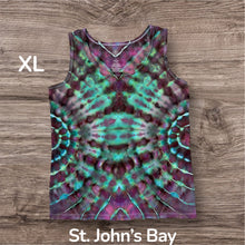 Load image into Gallery viewer, Ladies XL tank,  tie dye design
