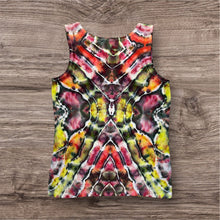 Load image into Gallery viewer, Ladies Large tank, mandala tie dye

