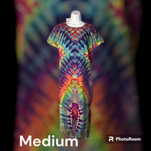 Load image into Gallery viewer, Ladies medium Tshirt dress, reverse tie dye
