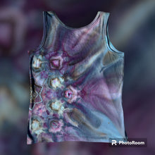 Load image into Gallery viewer, Ladies Large Tank, mandala tie dye design
