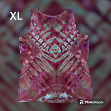 Load image into Gallery viewer, Ladies XL tank,  tie dye design
