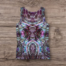 Load image into Gallery viewer, Ladies Medium tank, mandala tie dye
