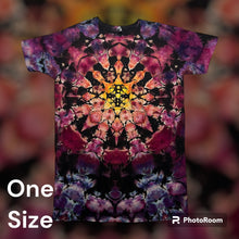 Load image into Gallery viewer, Ladies one size Tshirt dress, reverse tie dye
