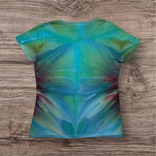 Load image into Gallery viewer, Ladies Medium Tshirt, mandala tie dye
