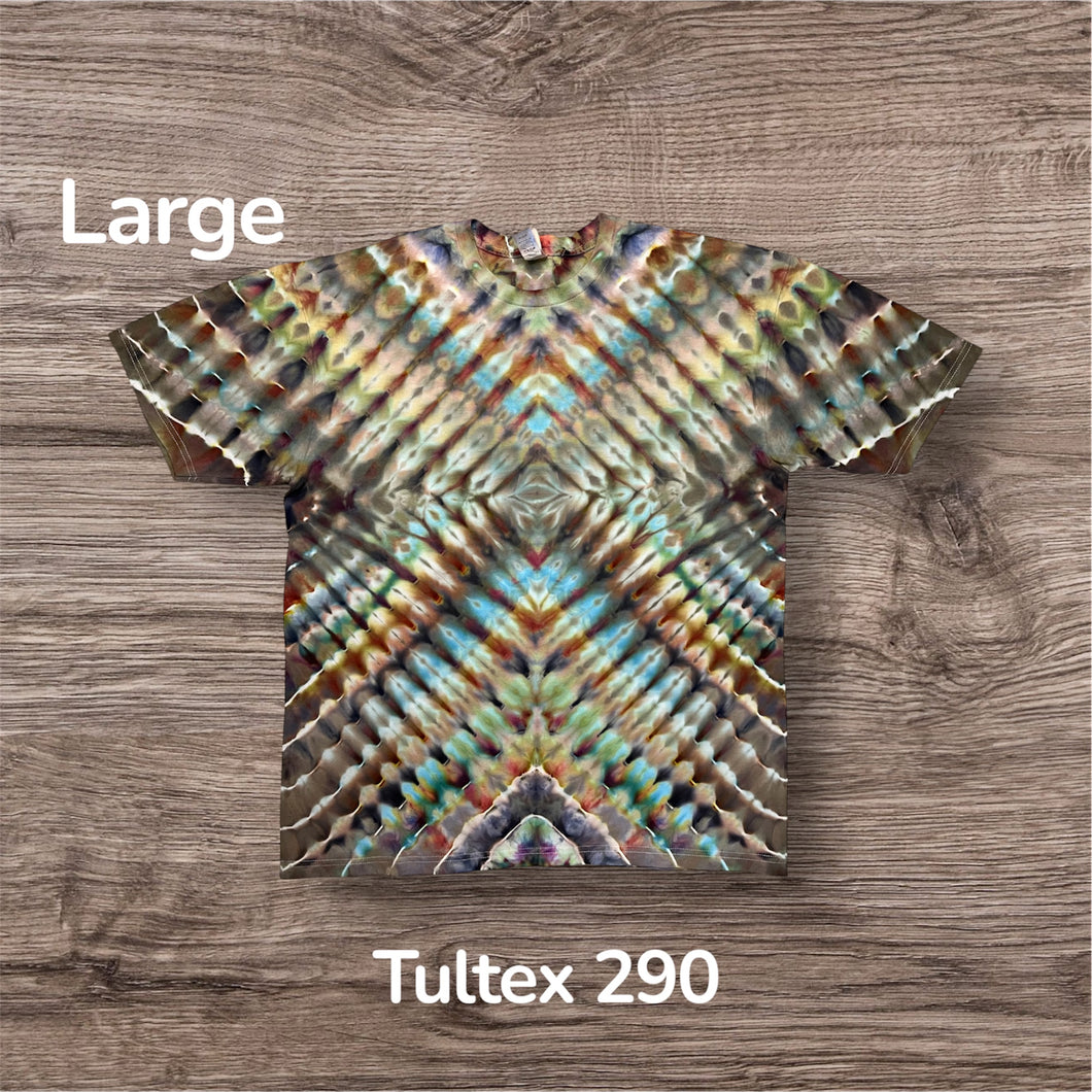 Large Tshirt, prism tie dye