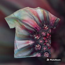 Load image into Gallery viewer, Adult XL Tshirt, mandala gravity tie dye
