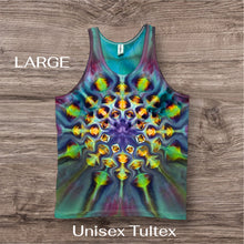 Load image into Gallery viewer, Large unisex tank, mandala tie dye
