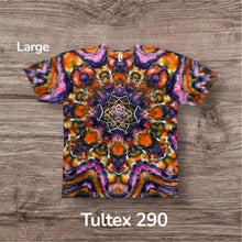 Load image into Gallery viewer, Large Tshirt, mandala tie dye
