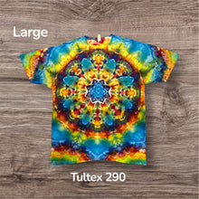 Load image into Gallery viewer, Large Tshirt, mandala tie dye
