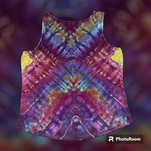 Load image into Gallery viewer, Ladies XL tank, tie dye design
