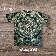 Load image into Gallery viewer, Large Tshirt, mandala tie dye
