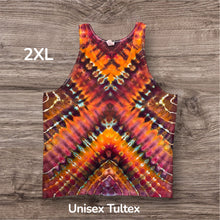 Load image into Gallery viewer, 2XL unisex tank, prism tie dye
