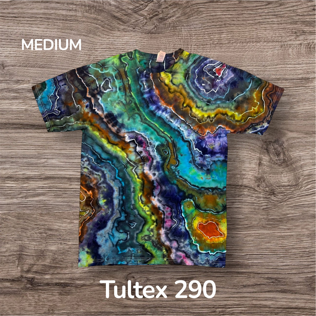Medium Tshirt, geode tie dye
