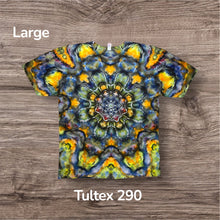 Load image into Gallery viewer, Large Tshirt, mandala tie dye
