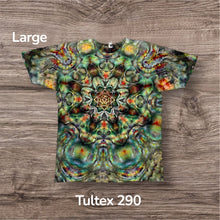 Load image into Gallery viewer, Large Tshirt, mandala tie dye

