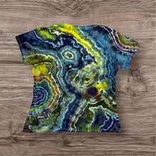 Load image into Gallery viewer, Ladies XL Tshirt,  geode tie dye design
