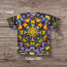 Load image into Gallery viewer, Large Tshirt, mandala tie dye
