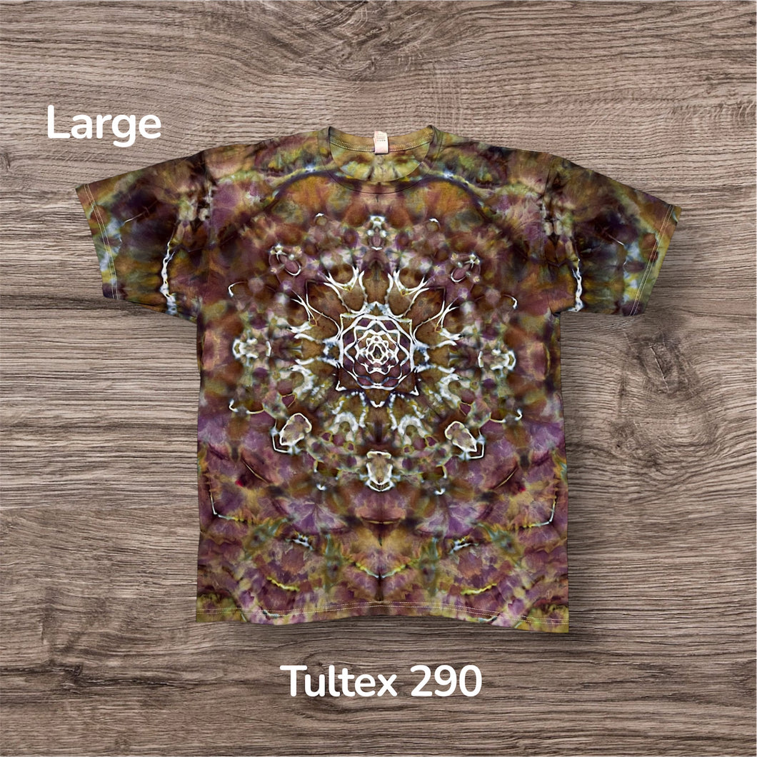 Large Tshirt, mandala tie dye
