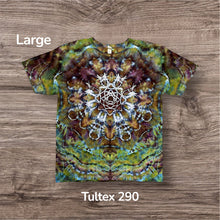 Load image into Gallery viewer, Large Tshirt, mandala tie dye
