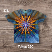 Load image into Gallery viewer, 2XL Tshirt, mandala tie dye
