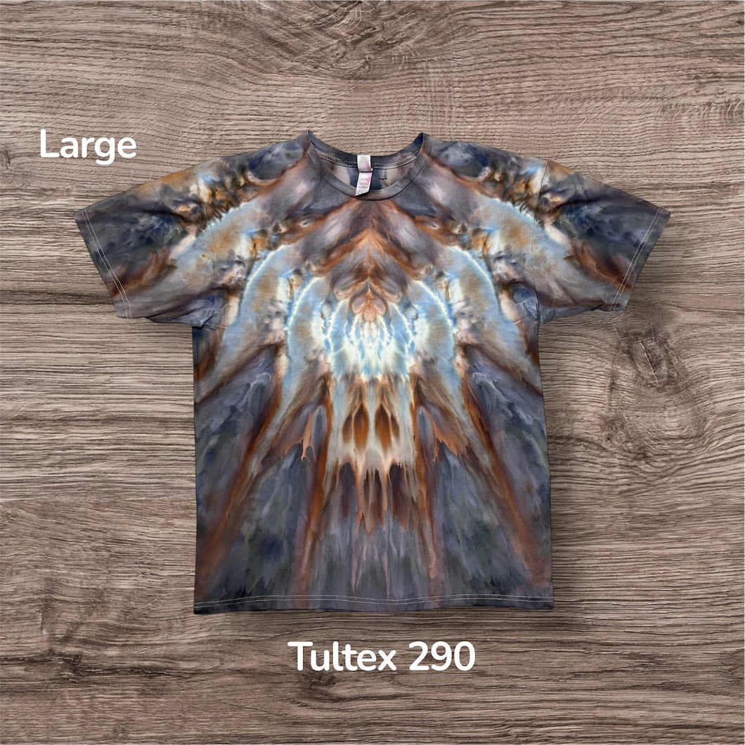 Large Tshirt, tie dye design