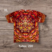 Load image into Gallery viewer, XL Tshirt, mandala tie dye

