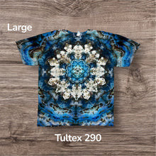 Load image into Gallery viewer, Large Tshirt, mandala tie dye

