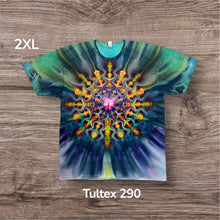 Load image into Gallery viewer, 2XL Tshirt, mandala tie dye
