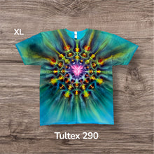 Load image into Gallery viewer, XL Tshirt, mandala tie dye
