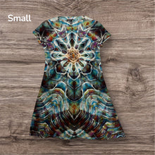 Load image into Gallery viewer, Ladies Small dress, mandala tie dye
