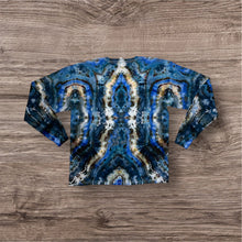 Load image into Gallery viewer, Large long sleeve Tshirt, mandala tie dye
