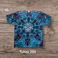 Load image into Gallery viewer, XL Tshirt, mandala tie dye
