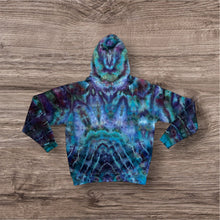 Load image into Gallery viewer, Medium pullover hooded sweatshirt, mandala tie dye
