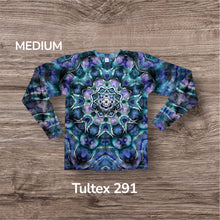 Load image into Gallery viewer, Medium long sleeve Tshirt, mandala design
