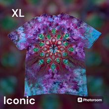 Load image into Gallery viewer, Adult XL Tshirt, mandala tie dye
