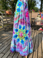 Load image into Gallery viewer, Ladies Large maxi dress, mandala tie dye
