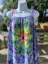 Load image into Gallery viewer, Ladies Medium dress, mandala tie dye
