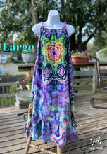 Load image into Gallery viewer, Ladies Large Dress, mandala tie dye
