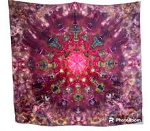 Load image into Gallery viewer, Tie dye tapestry, mandala design
