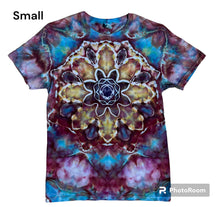 Load image into Gallery viewer, Adult Small Tshirt, mandala tie dye
