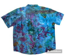 Load image into Gallery viewer, Mens 2XL button down, mandala tie dye
