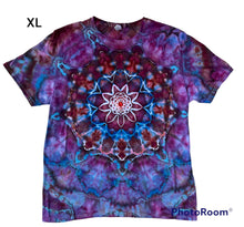 Load image into Gallery viewer, Adult XL Tshirt, mandala tie dye
