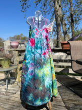 Load image into Gallery viewer, Ladies Large Maxi dress, mandala tie dye
