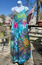 Load image into Gallery viewer, Ladies Large Maxi dress, mandala tie dye
