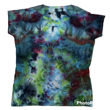 Load image into Gallery viewer, Ladies 2XL Vneck, mandala tie dye
