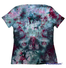 Load image into Gallery viewer, Ladies Small Vneck, mandala tie dye
