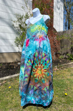 Load image into Gallery viewer, Ladies Large Maxi dress, mandala tie dye
