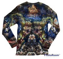 Load image into Gallery viewer, Adult Small long sleeve, mandala tie dye
